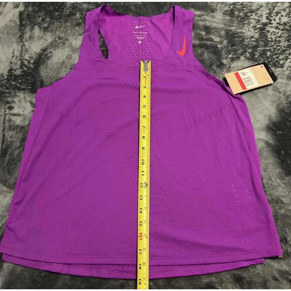 LARGE Nike Aeroswift ADV Marathon Racing Running Singlet Tank Womens - Picture 5 of 7